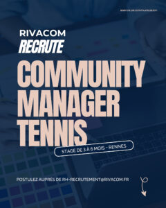 Community Manager Tennis - Stage